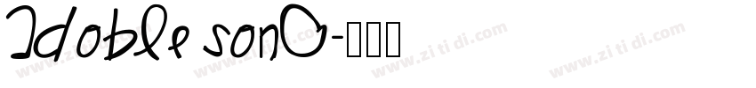 adoble song字体转换